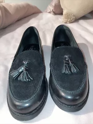 £8 • Buy Black Loafer Shoes Size 6 From Soleflex Matalan￼