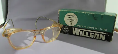 New! Vintage Usa Willson Aviation Motorcycle Steampunk Goggles Safety Glasses • $49.99