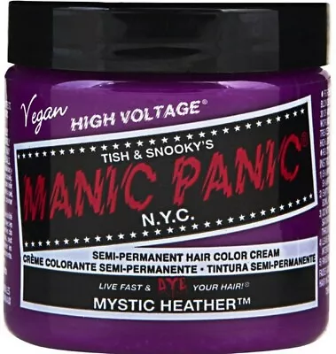 Manic Panic Hair Dye Semi-Permanent Hair Color 4oz (18 Mystic Heather) • $11.99