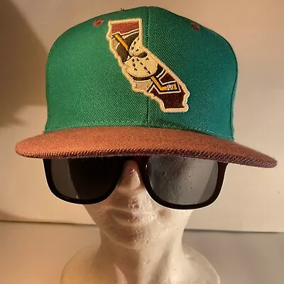 Anaheim Mighty Ducks Cap Hat By Zephyr Vintage Hockey Nhl With Vintage Logo. • $38.75