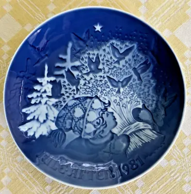 1981 B&G Copenhagen Denmark Danish Christmas Plate 7  FREE SHIPPING • $19.99