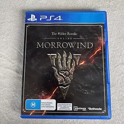 The Elder Scrolls Online: Morrowind | PlayStation 4 2017 | PAL | Complete • $7.99