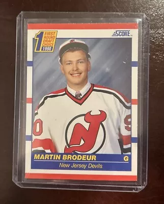 MARTIN BRODEUR ROOKIE CARD 1990 Score #1 NM-MT OR BETTER HOF RC! Could Gem 10! • $1.99