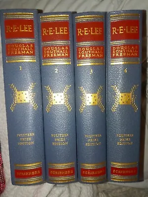 1936  R. E. Lee  A Biography Douglas Southall  Freeman. Pulitzer Prize Edition • $325