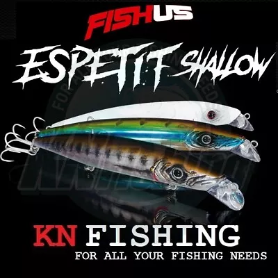 FISHUS LURENZO ESPETIT SHALLOW 120 Spinning Fishing Lure 120mm 21gr • $25