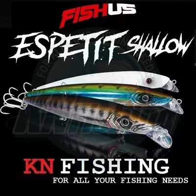 FISHUS LURENZO ESPETIT SHALLOW 95 Spinning Fishing Lure 90mm 9gr • $21.90