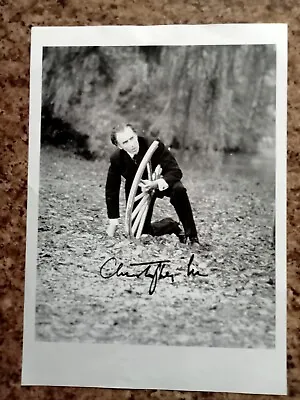 Christopher Lee - Lord Of The Rings Personally Signed Paper Photo AFTAL COA • £149