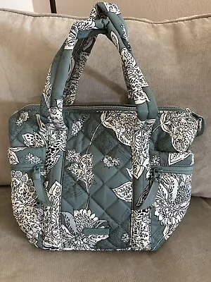 Vera Bradley Tiger Lily Blue Oar Multi Strap Shoulder Bag • $55