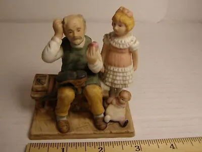 1986 The Museum Norman Rockwell  The Cobbler  Porcelain Figurine • $5