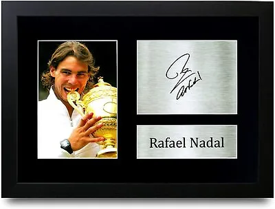Rafael Nadal Signed Pre Printed Autograph A4 Photo Display Gift For A Tennis Fan • £19.99