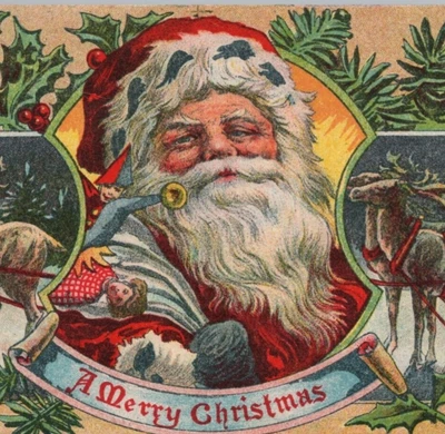 $14.50 • Buy Christmas Santa Vintage Postcard