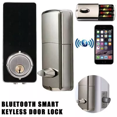 Bluetooth Smart Digital Door Lock Keyless Touch Password Deadbolt Home Security • $135