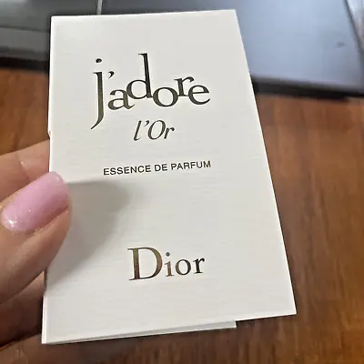 J'ADORE DIOR L'Or 1ml Essence De Parfum Sample Vial Spray *NEW*-Gift With Order- • $6.99