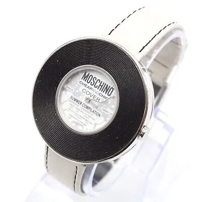 Moschino Watch Womens Silver Tone Stainless Steel Music Cheap And Chic Rare • $78