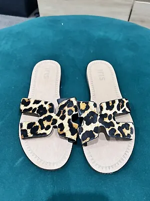 Iris Sandals - H Leopard Print Size 6 • $10