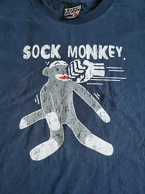 Vintage T Shirt - Sock Puppet Monkey Funny Size L • $6