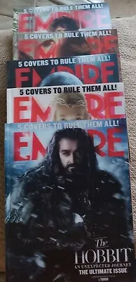 EMPIRE Magazines Dec 2012 The Hobbit 3D All 5 Issues LOTR Covers See Pics • £15