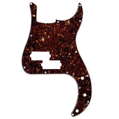 USA Spec Precision Bass P Bass Pickguard Scrach Plate Dark Tortoise 3 Ply • £14.08