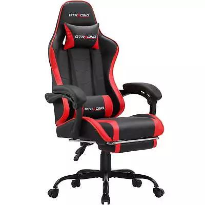 $128.90 • Buy GTRACING GTWD-200 Gaming Chair With Footrest, Adjustable Height & Reclining R1