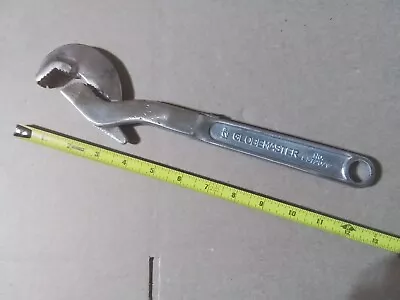 Vintage Globemaster Adjustable Spanner Wrench Spring Loaded Speed Wrench #63720 • $8.95