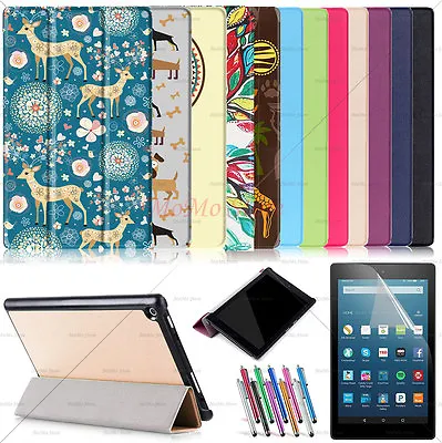 For Amazon Kindle Fire Max 11/ Fire HD 10/ HD 8/ Fire 7 Case Trifold Stand Cover • $9.99