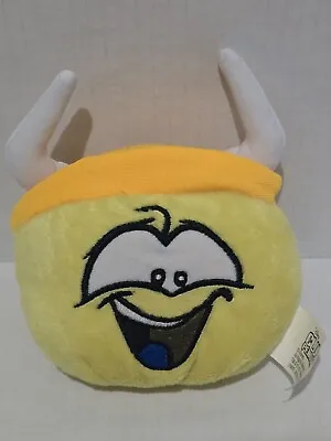 Club Penguin Series 11 Yellow Puffle 4-Inch Plush [Viking Hat] • $6.95