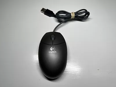 Vintage Logitech M-UR55a Wired Mouse USB - Good Condition! • $21.99