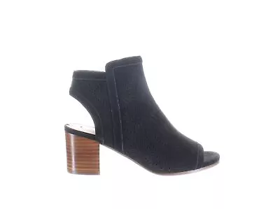 Via Spiga Womens Jorie 2 Black Open Toe Booties Size 5 • $16.99