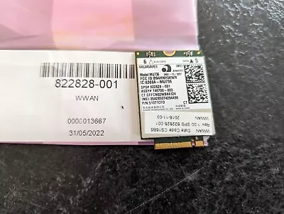 Huawei MU736 NGFF 3G/4G WWAN Mobile Card 746699-004 822828-001 723895-001 • £6.90