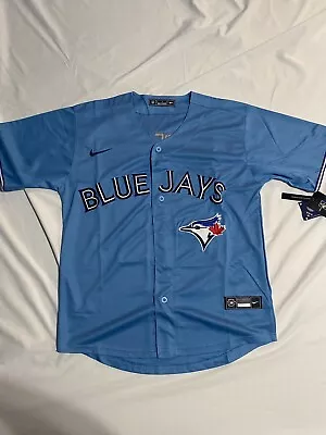 Vladimir Guerrero Jr #27 Toronto Blue Jays Baby Blue Jersey Mens M Stitched New • $50