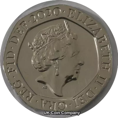 2020 Brilliant Uncirculated BU 20p Coin Issued By The Royal Mint • £4.95