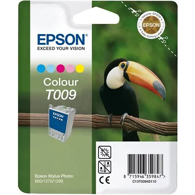£17.99 • Buy Genuine Original Epson T009 Colour Ink Cartridge C13T00940210 5-Colour 66ml 