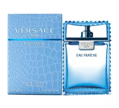 Versace Eau Fraiche 3.4 Oz /100 ML EDT Spray For Men New In Box By Versace • $47.99