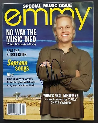 Chris Carter X-Files Signed Emmy Magazine - COA Global Authentics • $59.99
