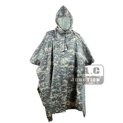 $25.99 • Buy Tactical Military MultiUse Rip Stop Waterproof Rain Poncho Tarp Shelter Tent