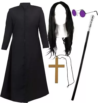 Prince Of Darkness Osbourne Fancy Dress Costume Music Jacket + Accessories • £32.99