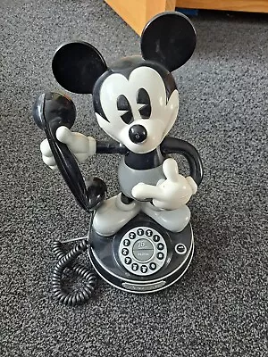 Mickey Mouse Black And White 75th Anniversary Retro Telephone • £39.99