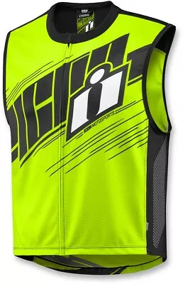 Mil-Spec 2 Textile Vest - Black Hi-Viz Yellow White Men's S/M Icon 2830-0446 • $45