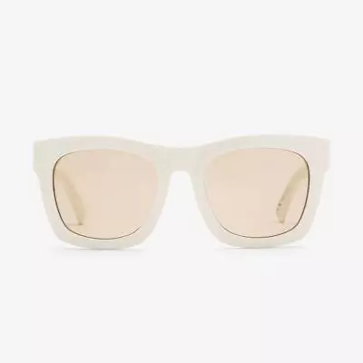Electric Crasher 53 Sunglasses Ivory Amber • $76.95