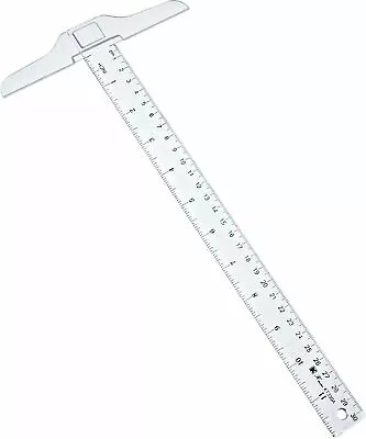 T Bar Ruler Square Plastic Shaped Style New • $9.81