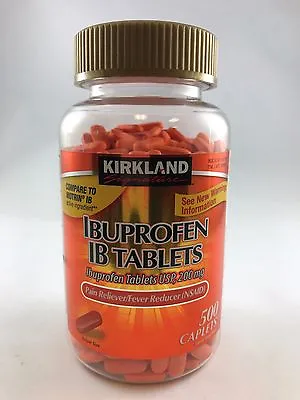 Kirkland Ibuprofen IB Tablets 200mg NSAID Pain/Fever 500 Caplets • $33.02