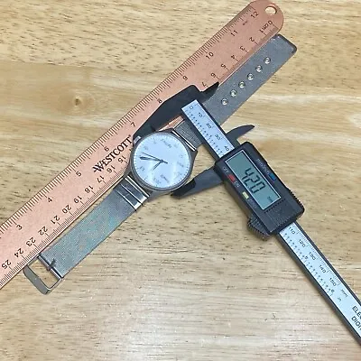 The Geek Watch Men Silver White Math Formula Marker Analog Quartz Watch~New Batt • $23.93