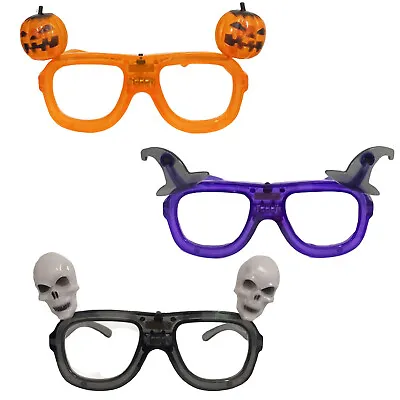 £4.96 • Buy Halloween Light Up Eye Glasses LED Flashing Club Fancy Dress Party Accessory UK