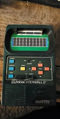 Mattel Classic Football 2 Handheld Electronic Video Game (43567) • $160