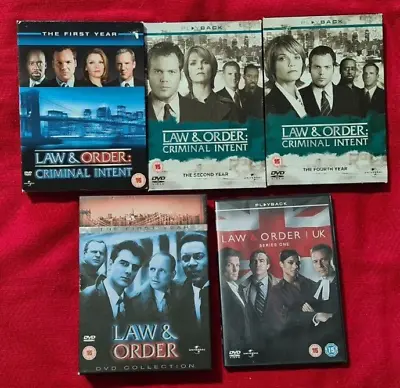 Law & Order : Criminal Intent1 2 4 + Law & Order 1 + Law & Order UK 1 DVD • £24.75