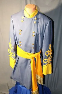 U.S Civil War Confederate General CSA Uniform Theatre Quality Jacket W/Sash • $75
