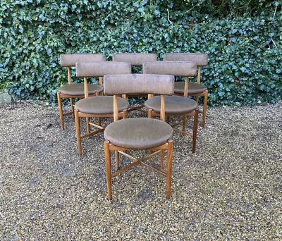 Vintage Retro G Plan Fresco Mid Century Dining Chairs X 6 • £595