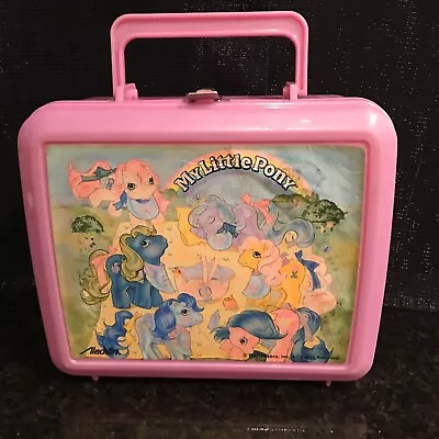 Vintage 1987 Aladdin My Little Pony Lunchbox Retro Hasbro • $17