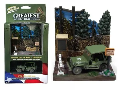 Johnny Lightning The Greatest Generation Berlin Checkpoint Willy's MB Jeep 1:64 • $24