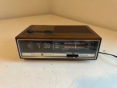 Vintage General Electric Alarm Clock Radio | Flip Clock | 1988 | 7-4420B • $75